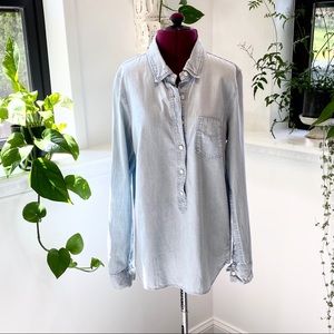 J Crew Chambray Top